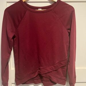 Old Navy Women's Burgundy Sweatshirt